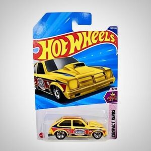 Hot Wheels 1978 Yellow Compact Kings Chevy Pro Mod Drag NHRA Chevrolet Chevette